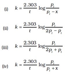 Chemical Kinetics MCQs